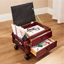 Footstool with storage